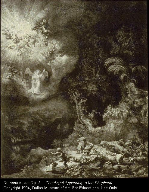 Angel Appearing to the Shepherds